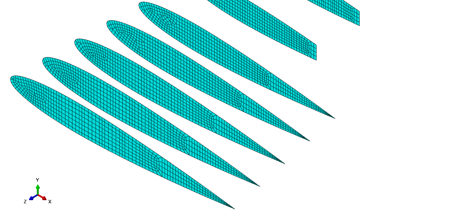 Inner section ribs mesh