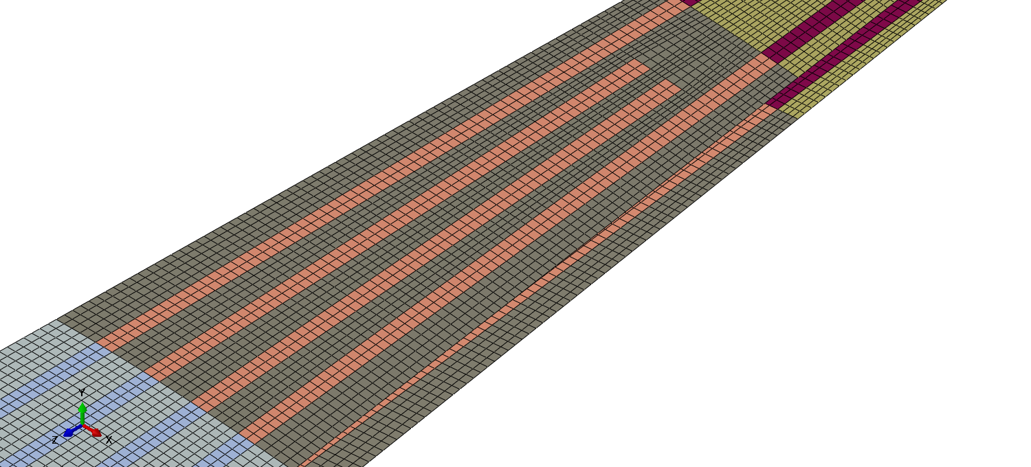 Middle wingbox skin mesh