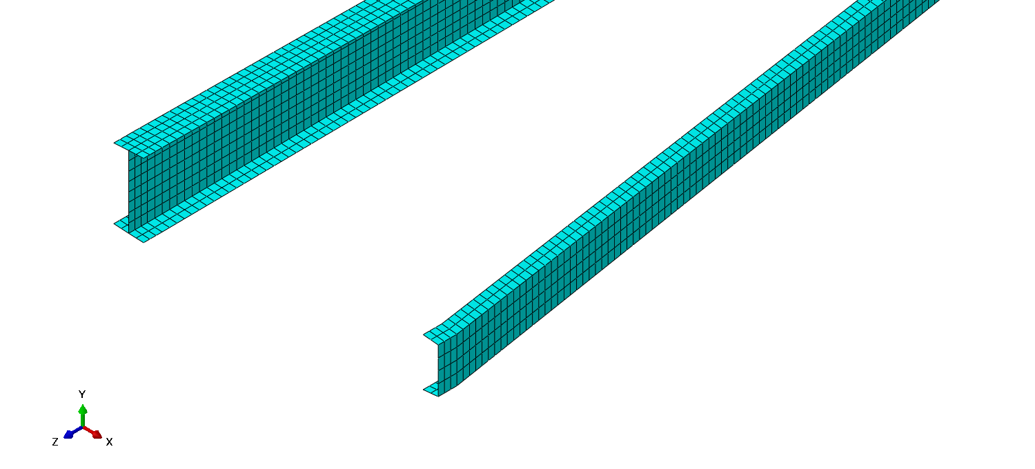 Root side spars mesh