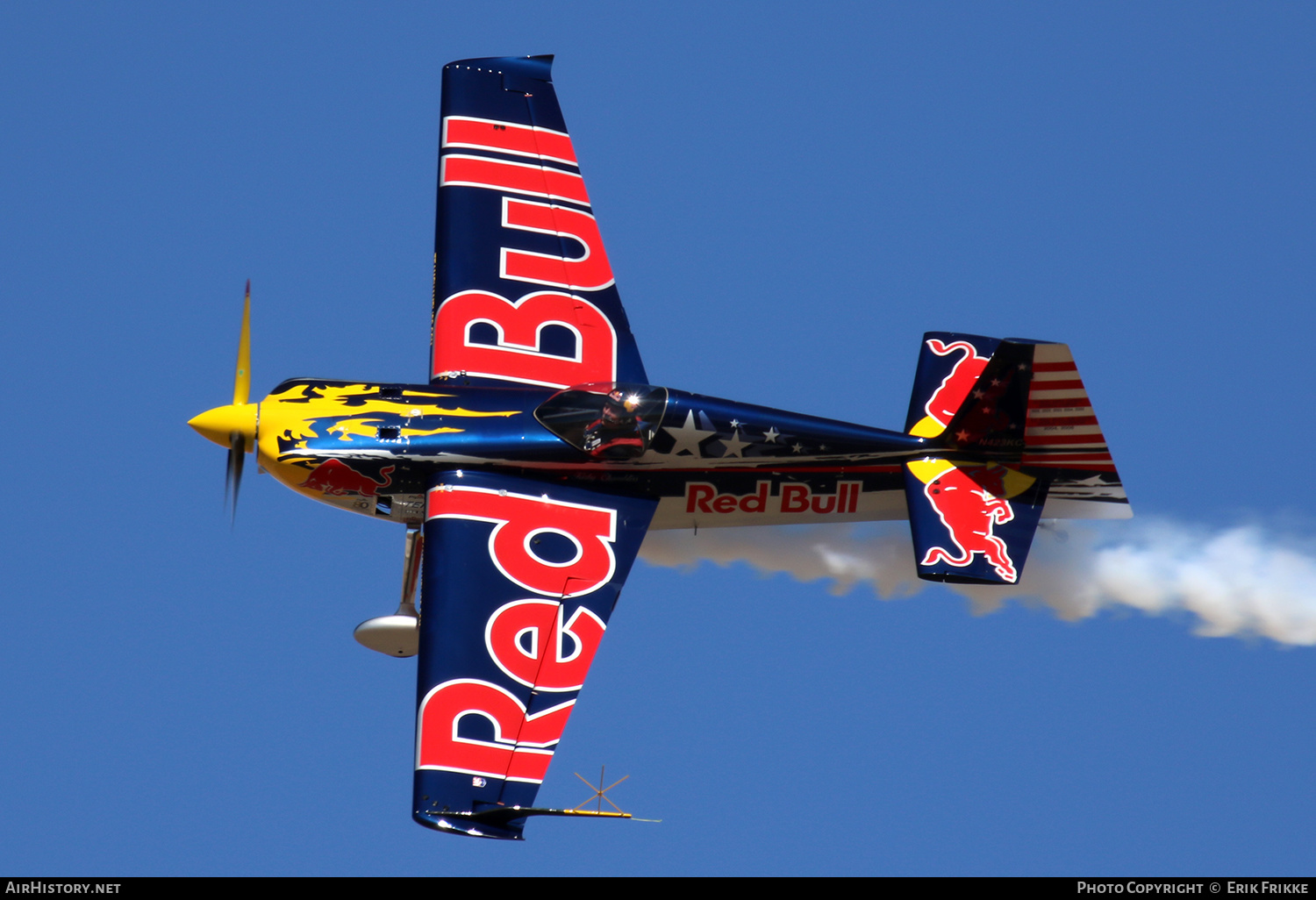 Zivko Edge 540 in an aerobatic maneuver